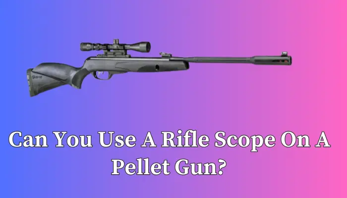 Can You Use A Rifle Scope On A Pellet Gun